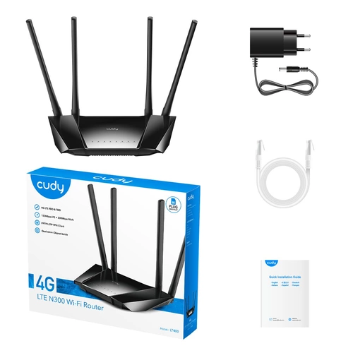 Router LTE Cudy LT400_EU 4x 100Mb