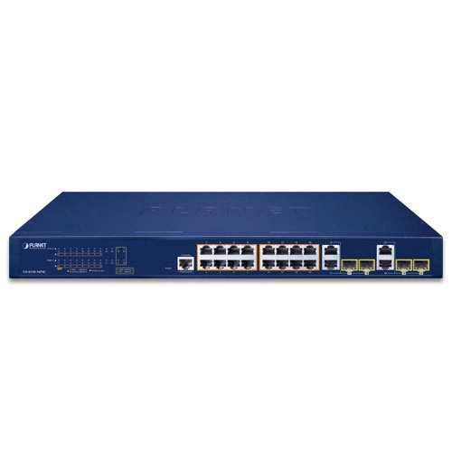 Conmutador Planet GS-4210-16P4C 16x 1Gb 4x RJ-45/SFP 240 W PoE+