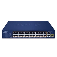 Conmutador Planet FGSD-2621P 8x 100Mb 2x RJ-45/SFP 120 W PoE+