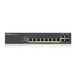 Conmutador Zyxel GS2220-10HP-EU0101F 8x 1Gb 2x RJ-45/SFP combo ports 180W PoE+