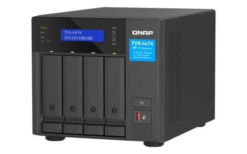 Servidor NAS QNAP TVS-h474-PT-8G 4x SSD | HDD SATA 8GB RAM