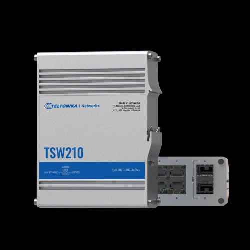 Conmutador Teltonika TSW210 8x 1Gb 2x SFP