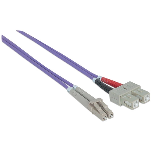 Patchcord INTELLINET SC/UPC-LC/UPC Dúplex Multi Mode 1 m