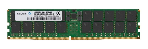 Memoria RAM 1x 32 GB ESUS IT ECC REGISTERED DDR5 1Rx4 4800MHz PC5-38400 RDIMM | ESUD54800RS4/32G