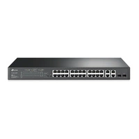 Conmutador TP-LINK TL-SL2428P 26x 100Mb 2x RJ-45/SFP 250 W PoE+