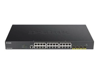 Conmutador D-Link DGS-1250-28XMP/E 24x 1Gb 4x SFP+ 370 W PoE+