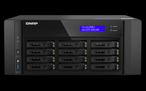 Servidor NAS QNAP TS-h1290FX-7302P-128G 12x SSD SATA, U.2 NVMe 128GB  RAM