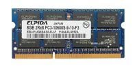 Memoria RAM 1x 8GB ELPIDA SO-DIMM DDR3 1333MHz PC3-10600 | EBJ81UG8BAS0-DJ-F
