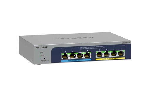 Conmutador Netgear MS108EUP-100EUS 8x 2.5Gb 230 W PoE++