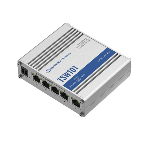 Conmutador Teltonika TSW101 5x 1Gb 60 W PoE+