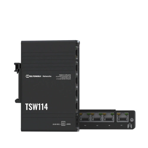 Conmutador Teltonika TSW114 5x 1Gb