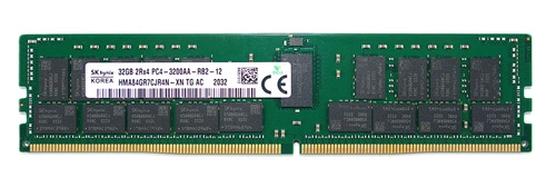 Memoria RAM 1x 32GB Hynix ECC REGISTERED DDR4 2Rx4 3200MHz PC4-25600 RDIMM | HMA84GR7CJR4N-XN