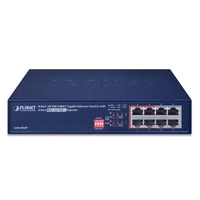 Conmutador Planet GSD-804P 8x 1Gb 60 W PoE