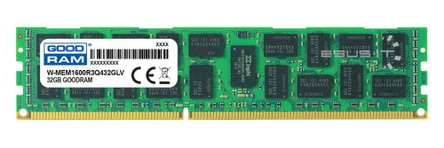 Memoria RAM 1x 32GB GoodRAM ECC REGISTERED DDR3 4Rx4 1600MHz PC3-12800 RDIMM | W-MEM1600R3Q432GLV