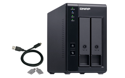 QNAP TR-002 2x SSD | HDD 3.5» unidad de expansión