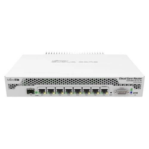Router Mikrotik CCR1009-7G-1C-PC 7x RJ-45 10/100/1000 Mb/s 1x Gigabit RJ45/SFP combination ports 