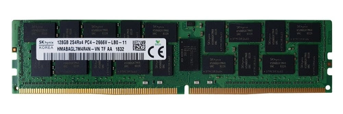 Memoria RAM 1x 128GB Hynix LOAD REDUCED DDR4 2S4Rx4 2666MHz PC4-21300 LRDIMM | HMABAGL7M4R4N-VN