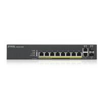 Conmutador Zyxel GS2220-10HP-EU0101F 8x 1Gb 2x RJ-45/SFP combo ports 180W PoE+