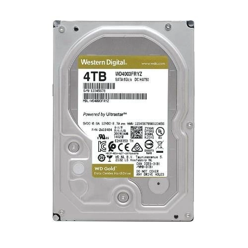 Disco duro Western Digital GOLD 3.5'' HDD 4TB 7200RPM SATA 6Gb/s 256MB | WD4003FRYZ