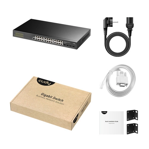 Conmutador Cudy GS2024S2 24x 1Gb 2x SFP