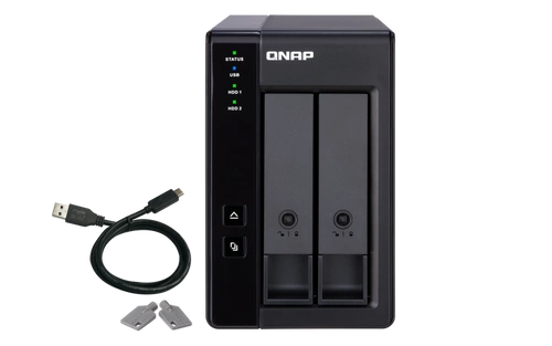 QNAP TR-002 2x SSD | HDD 3.5» unidad de expansión