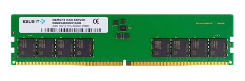 Memoria RAM 1x 8 GB ESUS IT NON-ECC UNBUFFERED DDR5 4800MHz PC5-38400 UDIMM | ESUD54800US16/8G