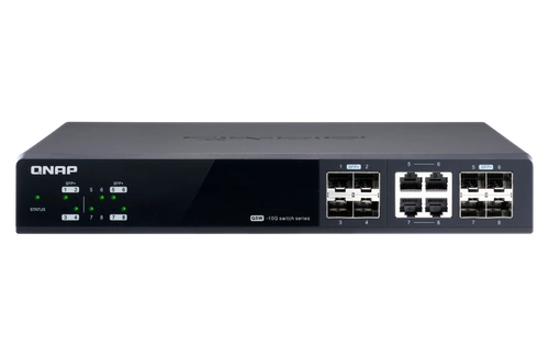 Conmutador QNAP QSW-M804-4C 1x 1Gb 4x SFP+ 4x RJ-45/SFP+