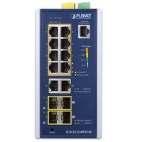Conmutador Planet IGS-5225-8P2T4S 10x 1Gb 4x SFP 240 W PoE+