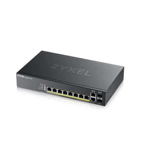Conmutador Zyxel GS2220-10HP-EU0101F 8x 1Gb 2x RJ-45/SFP combo ports 180W PoE+