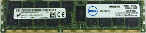 Memoria RAM 1x 16GB DELL PowerEdge & Precision Workstation DDR3 1333MHz ECC REGISTERED DIMM | SNPMGY5TC/16G A6996789 A5008568