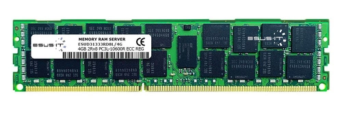 Memoria RAM 1x 4GB ESUS IT ECC REGISTERED DDR3 2Rx8 1333MHz PC3-10600 RDIMM | ESUD31333RD8L/4G