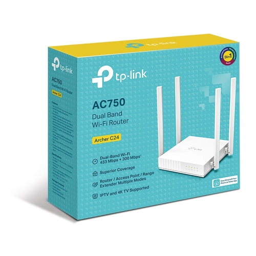 Router TP-LINK Archer C24 4x 100Mb 433 Mbps