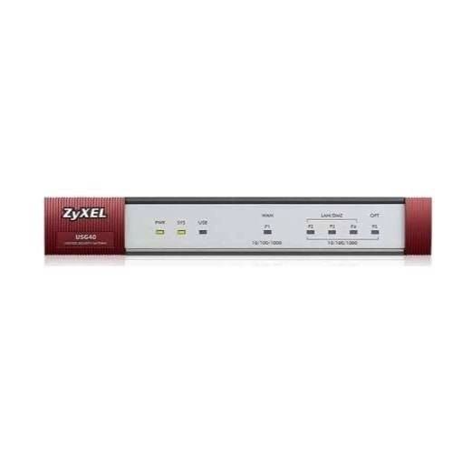 Security Zyxel USG40-EU0101F 3x RJ-45 10/100/1000 1x RJ-45 10/100/1000