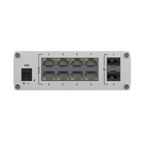 Conmutador Teltonika TSW200 8x 1Gb 2x SFP 240 W PoE+