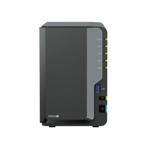Servidor NAS Synology DS224+ 2x SSD | HDD SATA 2GB RAM