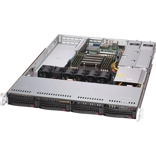 Platforma deservidor Supermicro 1U 1014S-WTRT AS-1014S-WTRT AMD x 1 DDR4 x 8 4 x 3.5" SATA PSU 1+1