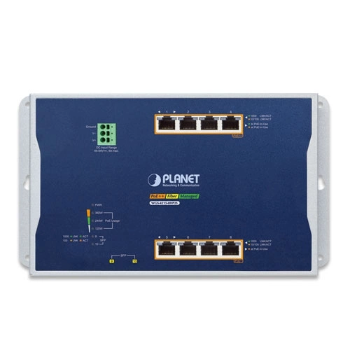 Conmutador Planet WGS-4215-8HP2S 8x 1Gb 2x SFP 360 W PoE++