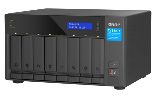 Servidor NAS QNAP TVS-h874-i5-32G 8x SSD | HDD SATA 32GB RAM