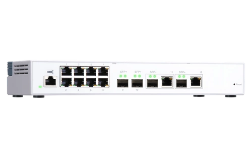 Conmutador QNAP QSW-M408-2C 8x 1Gb 2x SFP+ 2x RJ-45/SFP+