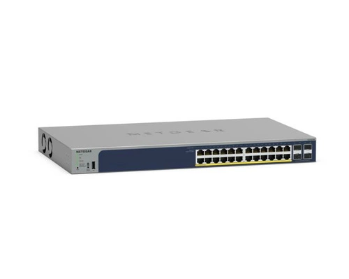 Conmutador Netgear GS728TPP-300EUS 24x 1Gb 4x SFP 380 W PoE+