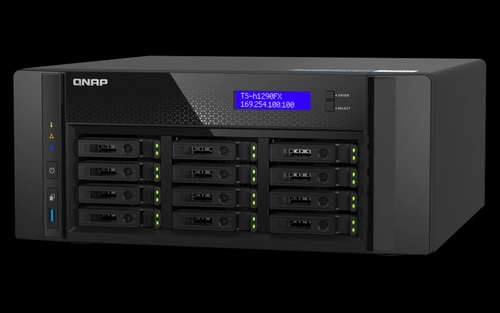 Servidor NAS QNAP TS-h1290FX-7302P-128G 12x SSD SATA, U.2 NVMe 128GB RAM