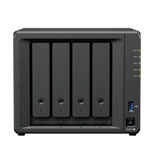 Servidor NAS Synology DS925+ 4x SSD | HDD SATA 4GB RAM