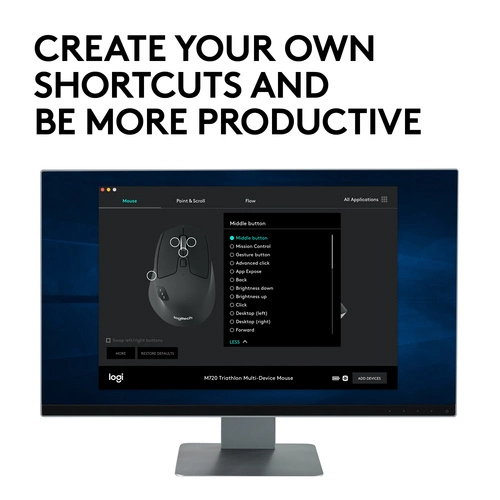 Inalámbrico ratón Logitech M720 910-004791