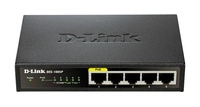 Conmutador D-Link DES-1005P/E 5x 1Gb 60 W PoE+