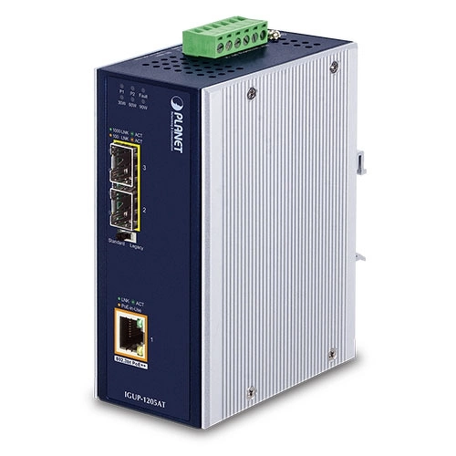 Convertidor de medios Planet IGUP-1205AT 2x SFP  1x RJ-45