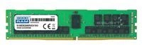 Memoria RAM 1x 16GB GoodRAM ECC REGISTERED DDR4 2Rx4 2666MHz PC4-21300 RDIMM | W-MEM2666R4D416G