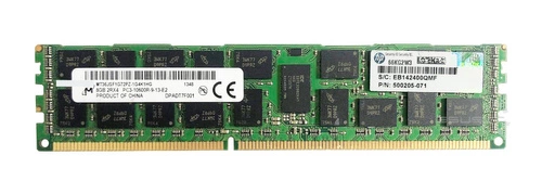 Memoria RAM 1x 8GB Micron ECC REGISTERED DDR3 1333MHz PC3-10600 RDIMM |  MT36JSZF1G72PZ-1G4