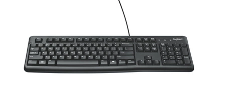 Teclado Cableado Logitech K120 Corded Keyboard QWERTY