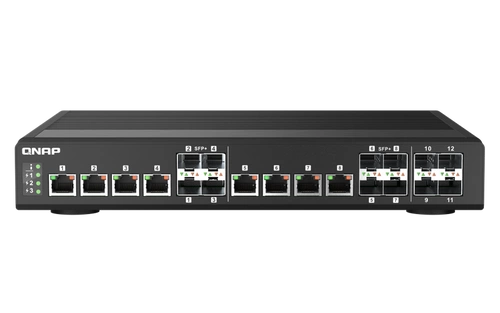 Conmutador QNAP QSW-IM1200-8C 1x 1Gb 4x SFP+ 8x RJ-45/SFP+
