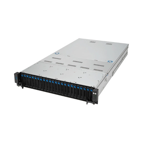 Platforma deservidor ASUS 2U RS720A-E12-RS24U/10G/2.6kW/24NVMe/GPU 90SF02E1-M00480 AMD x 2 DDR5 x 24 24 x 2.5" SATA/SAS/NVME PSU 1+1